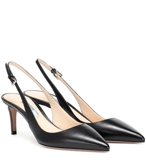 prada shoes black pumps|prada black shoes women.